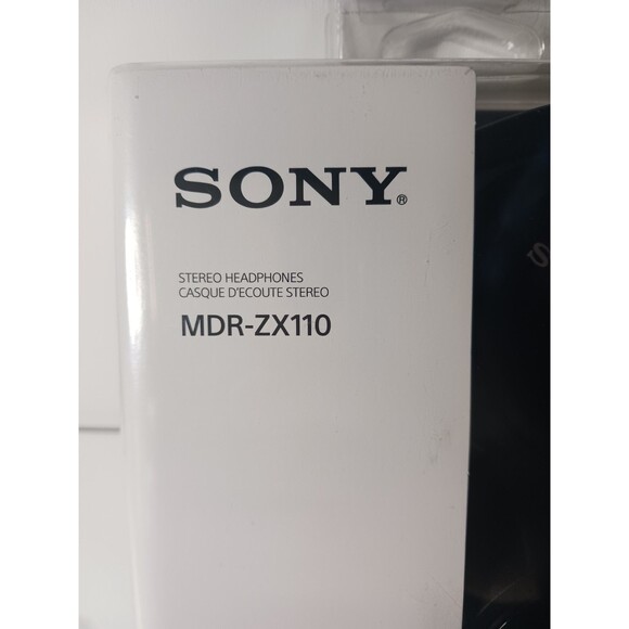 Sony MDR-ZX110AP Stereo Headphones, Black NEW Back to School Office Audio Y2K - Picture 2 of 5
